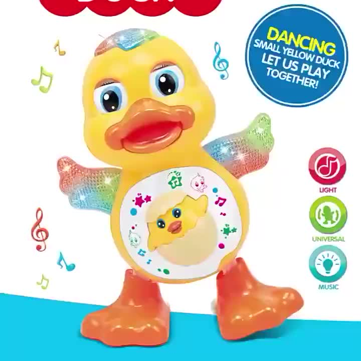 Patinho Dançante Com Luzes Pato Dançarino Musica Criança Brinquedo