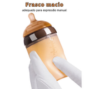 Mamadeira Anti-cólica 150ml/240ml | Silicone Grau Alimentício + Resistente a -20°C~120°C | 0-36 Meses