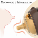 Mamadeira Anti-cólica 150ml/240ml | Silicone Grau Alimentício + Resistente a -20°C~120°C | 0-36 Meses