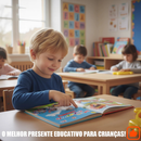 Livro Interativo com Som Infantil Bilíngue Português Inglês Multi Temas Toque Educativo Aprendizagem