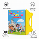 Livro Interativo com Som Infantil Bilíngue Português Inglês Multi Temas Toque Educativo Aprendizagem