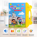 Livro Interativo com Som Infantil Bilíngue Português Inglês Multi Temas Toque Educativo Aprendizagem
