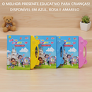 Livro Interativo com Som Infantil Bilíngue Português Inglês Multi Temas Toque Educativo Aprendizagem