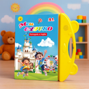 Livro Interativo com Som Infantil Bilíngue Português Inglês Multi Temas Toque Educativo Aprendizagem