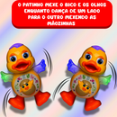 Patinho Dançante Com Luzes Pato Dançarino Musica Criança Brinquedo