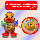 Patinho Dançante Com Luzes Pato Dançarino Musica Criança Brinquedo